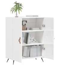 Sideboard Hochglanz-Weiß 69,5x34x90 cm Holzwerkstoff