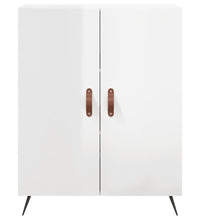 Sideboard Hochglanz-Weiß 69,5x34x90 cm Holzwerkstoff