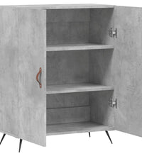 Sideboard Betongrau 69,5x34x90 cm Holzwerkstoff