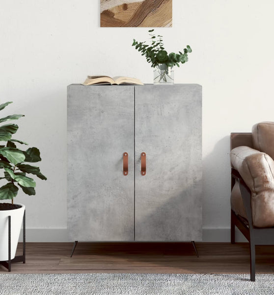 Sideboard Betongrau 69,5x34x90 cm Holzwerkstoff