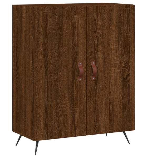 Sideboard Braun Eichen-Optik 69,5x34x90 cm Holzwerkstoff