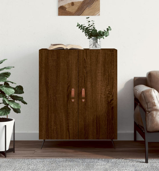 Sideboard Braun Eichen-Optik 69,5x34x90 cm Holzwerkstoff