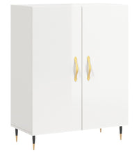 Sideboard Hochglanz-Weiß 69,5x34x90 cm Holzwerkstoff