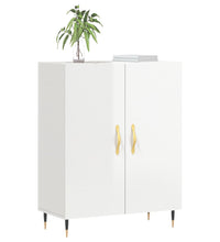 Sideboard Hochglanz-Weiß 69,5x34x90 cm Holzwerkstoff