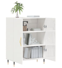 Sideboard Hochglanz-Weiß 69,5x34x90 cm Holzwerkstoff