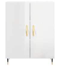 Sideboard Hochglanz-Weiß 69,5x34x90 cm Holzwerkstoff