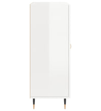 Sideboard Hochglanz-Weiß 69,5x34x90 cm Holzwerkstoff