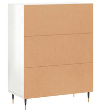 Sideboard Hochglanz-Weiß 69,5x34x90 cm Holzwerkstoff