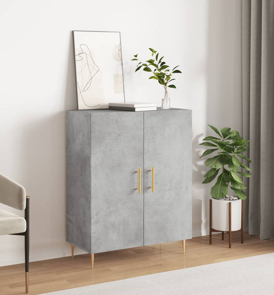 Sideboard Betongrau 69,5x34x90 cm Holzwerkstoff