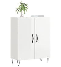 Sideboard Hochglanz-Weiß 69,5x34x90 cm Holzwerkstoff