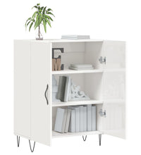 Sideboard Hochglanz-Weiß 69,5x34x90 cm Holzwerkstoff
