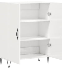 Sideboard Hochglanz-Weiß 69,5x34x90 cm Holzwerkstoff