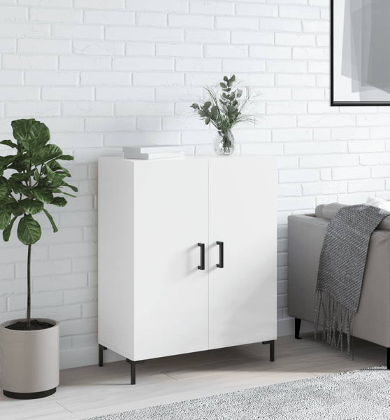 Sideboard Hochglanz-Weiß 69,5x34x90 cm Holzwerkstoff