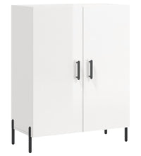 Sideboard Hochglanz-Weiß 69,5x34x90 cm Holzwerkstoff