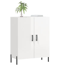Sideboard Hochglanz-Weiß 69,5x34x90 cm Holzwerkstoff