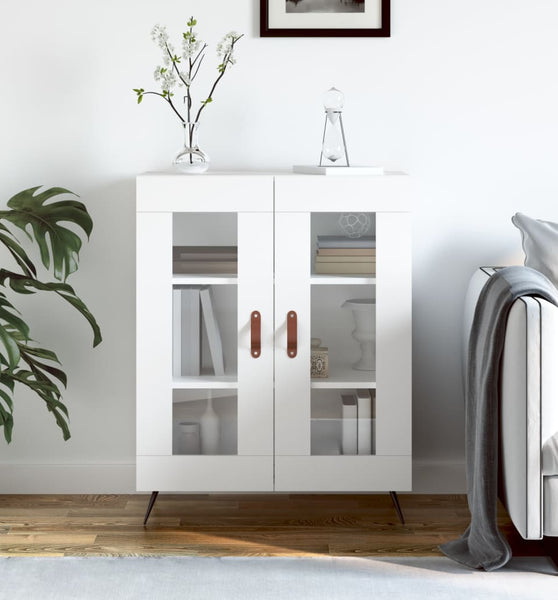 Sideboard Weiß 69,5x34x90 cm Holzwerkstoff