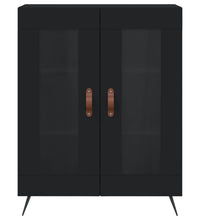 Sideboard Schwarz 69,5x34x90 cm Holzwerkstoff