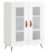 Sideboard Hochglanz-Weiß 69,5x34x90 cm Holzwerkstoff