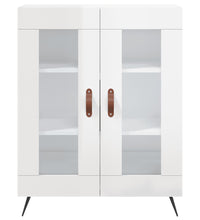 Sideboard Hochglanz-Weiß 69,5x34x90 cm Holzwerkstoff