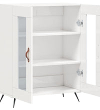 Sideboard Hochglanz-Weiß 69,5x34x90 cm Holzwerkstoff