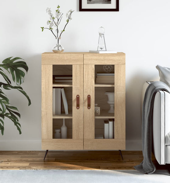 Sideboard Sonoma-Eiche 69,5x34x90 cm Holzwerkstoff