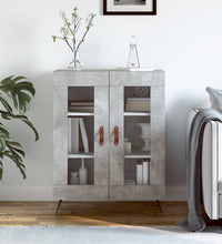 Sideboard Betongrau 69,5x34x90 cm Holzwerkstoff