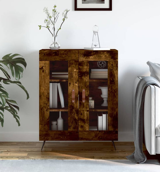 Sideboard Räuchereiche 69,5x34x90 cm Holzwerkstoff
