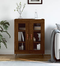Sideboard Braun Eichen-Optik 69,5x34x90 cm Holzwerkstoff