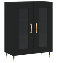 Sideboard Schwarz 69,5x34x90 cm Holzwerkstoff