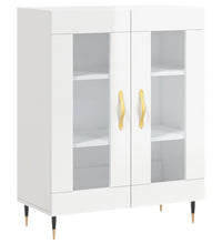 Sideboard Hochglanz-Weiß 69,5x34x90 cm Holzwerkstoff