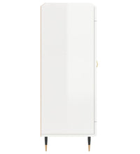Sideboard Hochglanz-Weiß 69,5x34x90 cm Holzwerkstoff