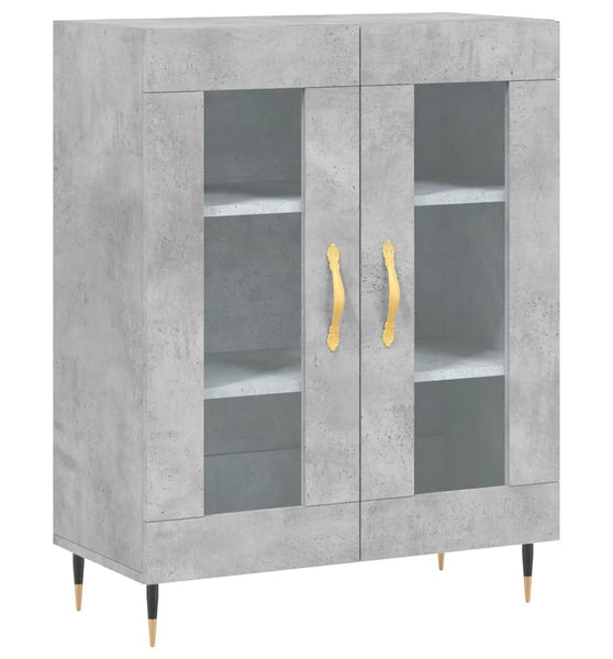 Sideboard Betongrau 69,5x34x90 cm Holzwerkstoff