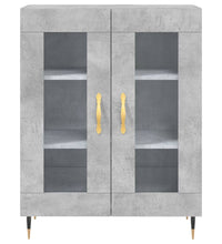 Sideboard Betongrau 69,5x34x90 cm Holzwerkstoff