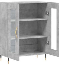 Sideboard Betongrau 69,5x34x90 cm Holzwerkstoff