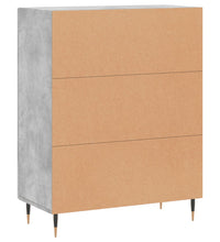Sideboard Betongrau 69,5x34x90 cm Holzwerkstoff