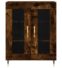 Sideboard Räuchereiche 69,5x34x90 cm Holzwerkstoff