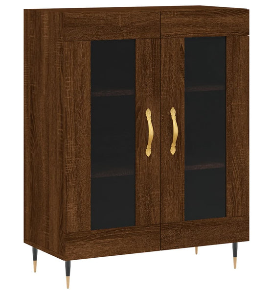 Sideboard Braun Eichen-Optik 69,5x34x90 cm Holzwerkstoff