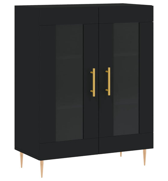 Sideboard Schwarz 69,5x34x90 cm Holzwerkstoff