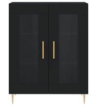 Sideboard Schwarz 69,5x34x90 cm Holzwerkstoff