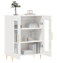 Sideboard Hochglanz-Weiß 69,5x34x90 cm Holzwerkstoff