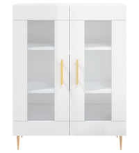 Sideboard Hochglanz-Weiß 69,5x34x90 cm Holzwerkstoff