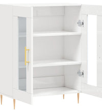 Sideboard Hochglanz-Weiß 69,5x34x90 cm Holzwerkstoff