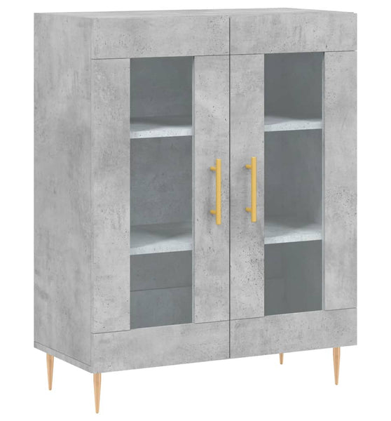 Sideboard Betongrau 69,5x34x90 cm Holzwerkstoff