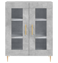 Sideboard Betongrau 69,5x34x90 cm Holzwerkstoff