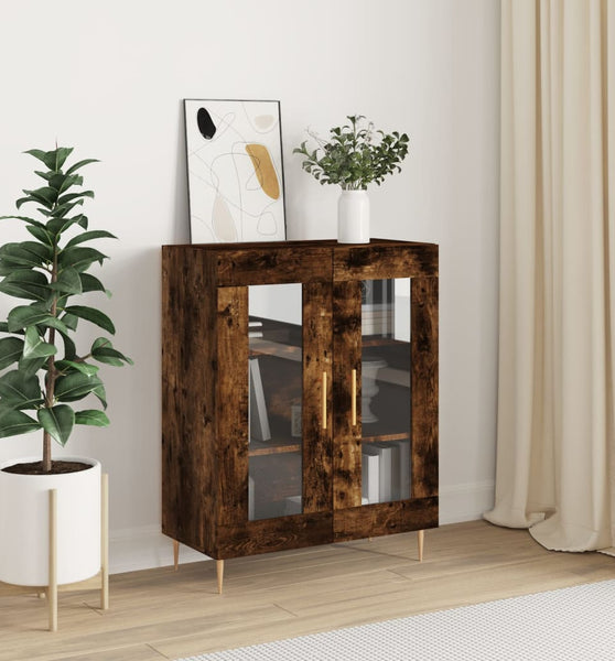 Sideboard Räuchereiche 69,5x34x90 cm Holzwerkstoff