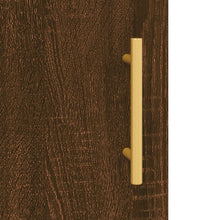 Sideboard Braun Eichen-Optik 69,5x34x90 cm Holzwerkstoff