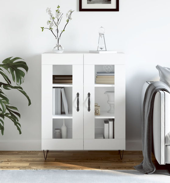 Sideboard Weiß 69,5x34x90 cm Holzwerkstoff