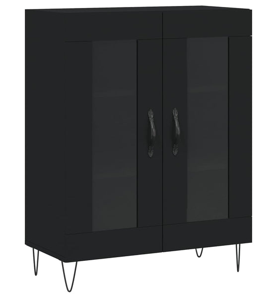 Sideboard Schwarz 69,5x34x90 cm Holzwerkstoff