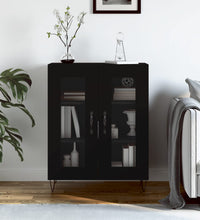 Sideboard Schwarz 69,5x34x90 cm Holzwerkstoff