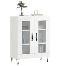 Sideboard Hochglanz-Weiß 69,5x34x90 cm Holzwerkstoff